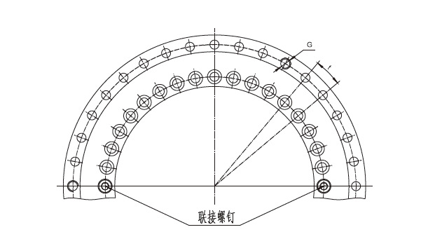 YRT轉(zhuǎn)臺軸承結(jié)構(gòu)表